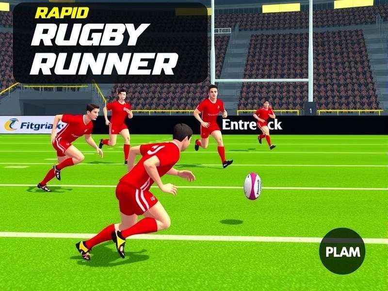 Rapid Rugby Runner strategy guide showing defensive formations